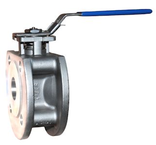 Art. 721E: wafer ball valve, stainless steel, ISO direct mounting, PN 16/40