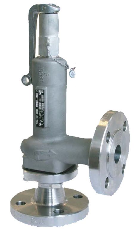Art. SV3: safety valvel, flanged PN 16, steel or stainless steel